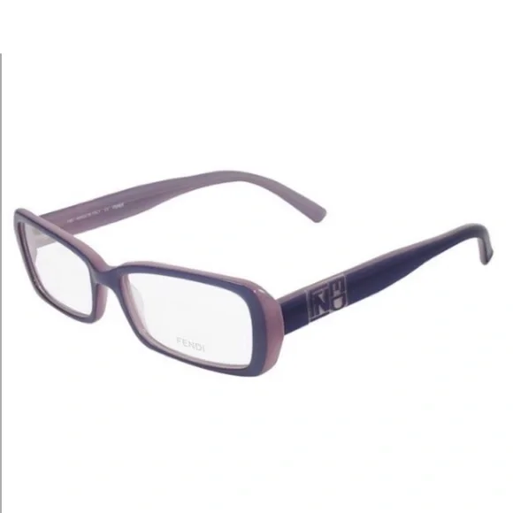 Fendi Selleria Eyeglasses Frames Purple Italy 140 Designer New Authentic - Picture 8 of 9